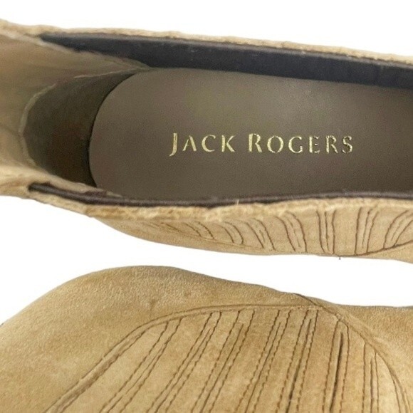 Jack Rogers Pippa Suede Chelsea Boot Oak Leather Pull-On Bootie Women’s Size 9 - Picture 14 of 16